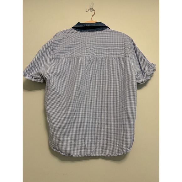 Solutions Original Vintage Embroidered Gingham Button Down CottageCore Size XL - Picture 3 of 10